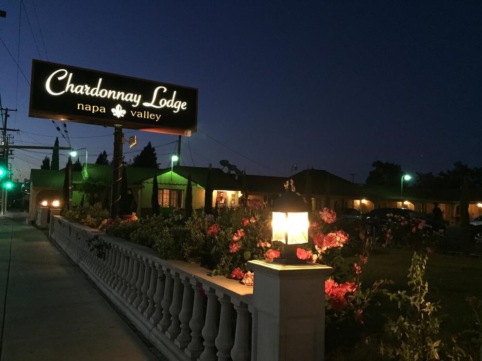 Chardonnay Lodge Sign